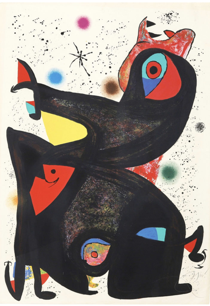 Joan Miro etching