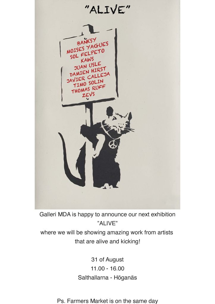 exhibition poster for Galleri MDA