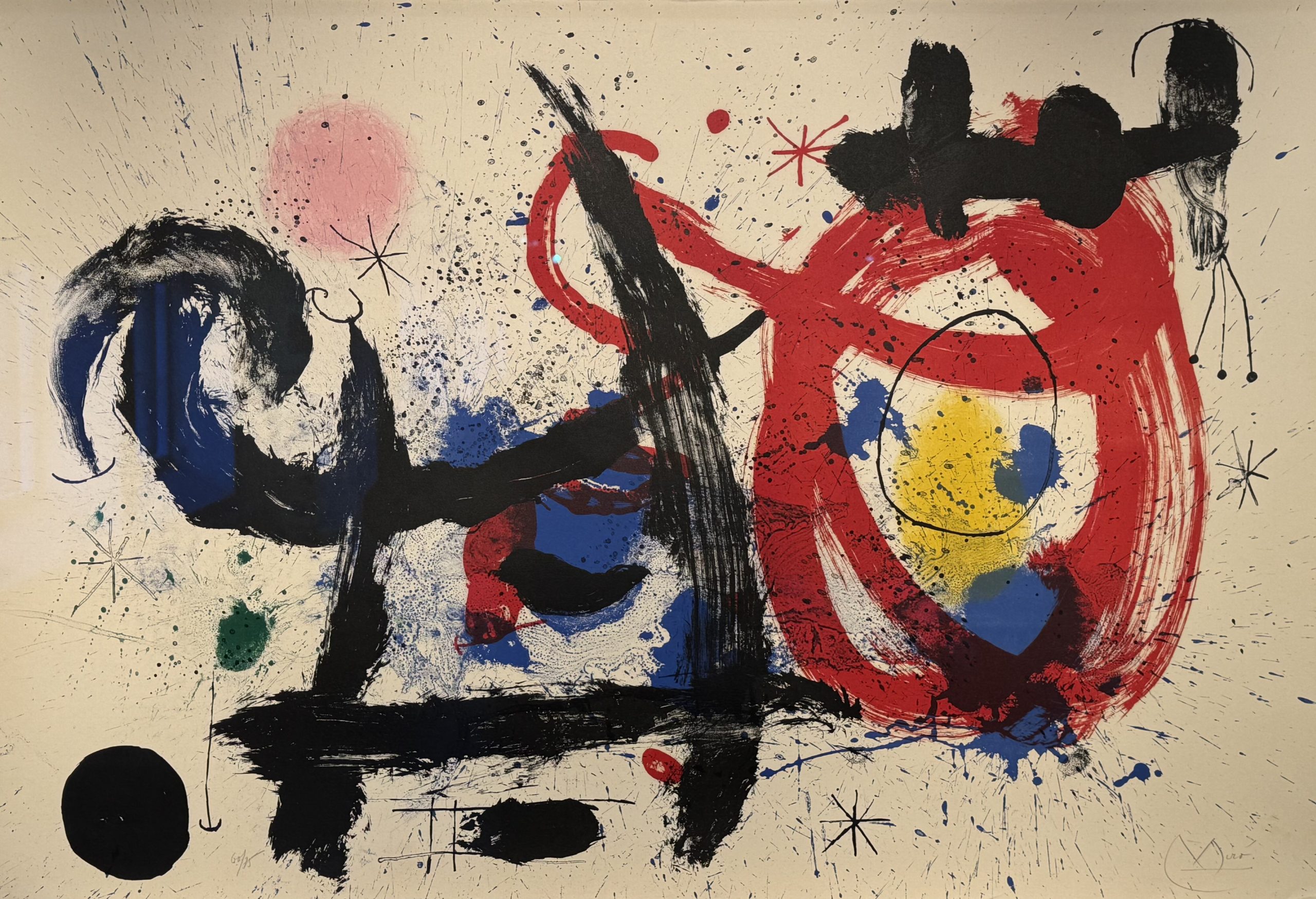 lithograph by Joan Miro