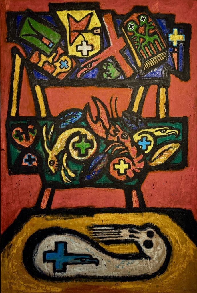oil painting on canvas by artist Victor Mira